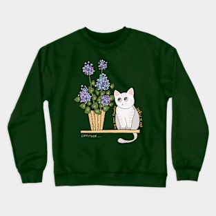 Cat vs plant Crewneck Sweatshirt